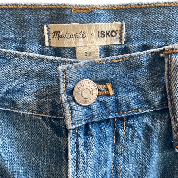 MADEWELL X ISKO Patchwork Rigid Flare Jeans, size 32 - Picture 3 of 12